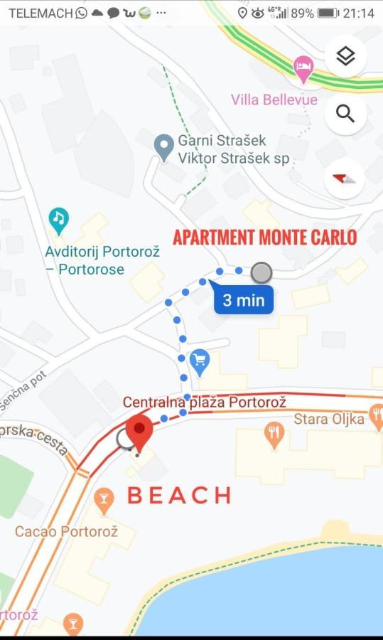 Apartment Monte Carlo Порторож Экстерьер фото