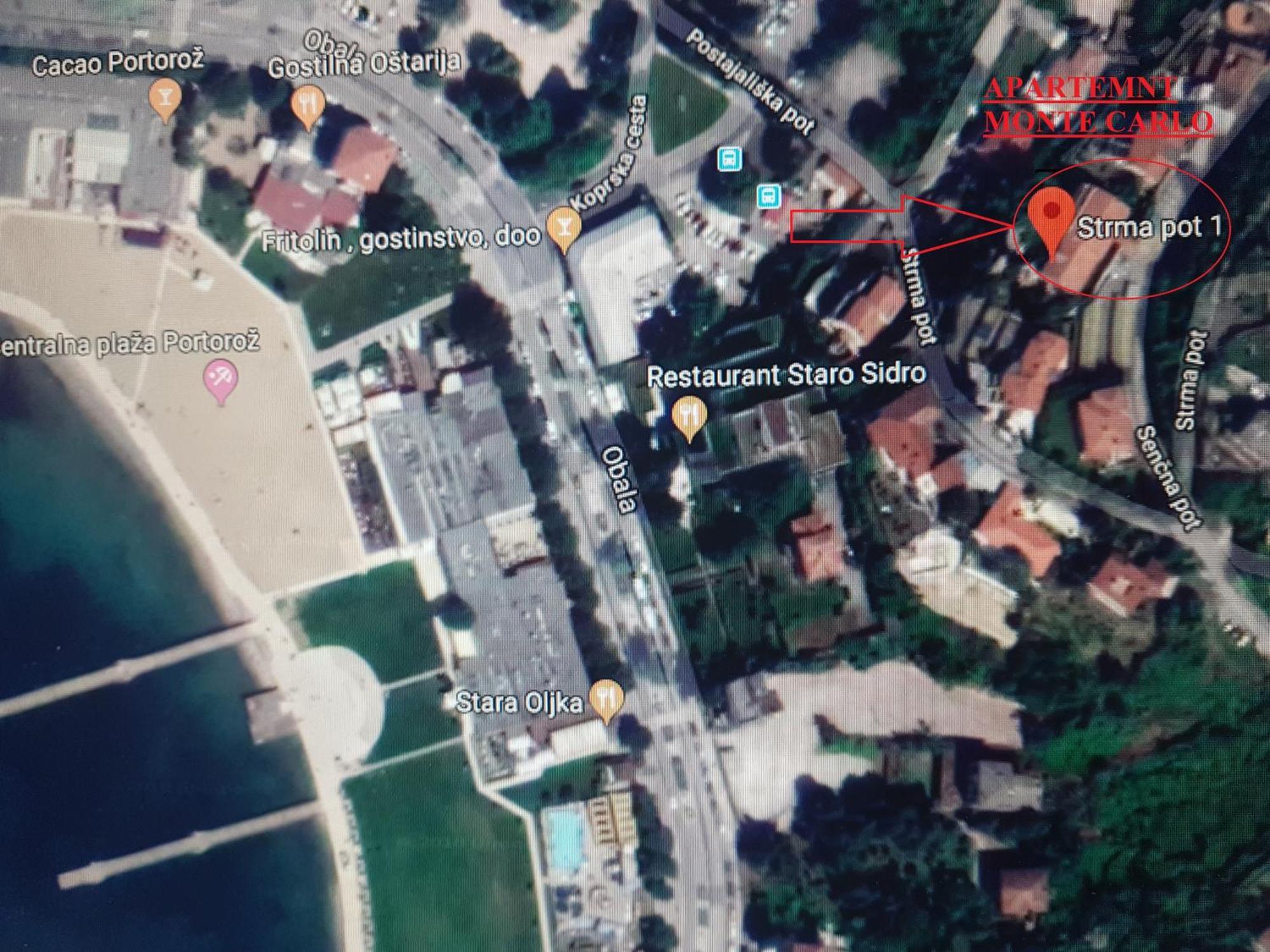 Apartment Monte Carlo Порторож Экстерьер фото